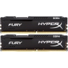 Память DIMM DDR4 8192MBx2 PC21300 2666MHz Kingston HyperX Fury Black CL15 [HX426C15FBK2/16]