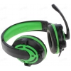 Наушники Defender Warhead G-300 [охват.,закрытые, 20–20000 Гц, микр., рег.громкости, каб. 2.5м, разъем 2x3.5мм, зеленые]