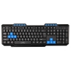 Клавиатура Oklick 750G FROST WAR черный/черный USB Multimedia Gamer (KM-638)