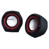 Колонки Oklick OK-206 2.0 черный/красный 4Вт (OK-206 BLACK)