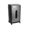 Шредер Fellowes MicroShred 46Ms, DIN P-5 , 2х14мм, 12лст., 30лтр., SafeSense™, уничт.:: скобы, пл. (FS-48171)