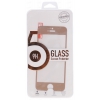 Защитное стекло MobilStyle для Apple iPhone 5/5C/5S/SE, золотая окантовка