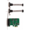 Контроллер DEXP 2COM+LPT [2x COM Port (2х 9pin M) + 1x LPT Port (25pin F) PCI-E x1]