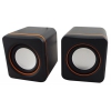 Колонки Oklick OK-301 2.0 черный/оранжевый 2.5Вт (OK-301 ORANGE)