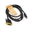 Кабель HDMI to DVI-D (19M -25M) 2м, TV-COM  LCG135E-2M