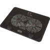 Подставка для ноутбука Buro BU-LCP156-B214H 15.6"355x255x30мм 2xUSB 2x 140ммFAN 657г металлическая сетка/пластик черный