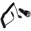 АЗУ microUSB, QUMO Energy (3А, 2xUSB, дата-кабель, 1м, черный)