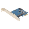 Контроллер PCI-E x1 to 1port SATA3 (6Gb/s) + 1 port mSATA , чип ASMedia ASM1061, PCIE020B, Espada