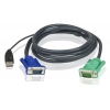 Кабель SPHD15-VGA USB 3M 2L-5203U ATEN