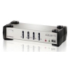 KVM-переключатель USB 4PORT W/OSD CS1734B-A7-G ATEN КВМ Переключатель/Switch ATEN {CS1734B-A7-G} VGA/SVGA+KBD+MOUSE+AUDIO, 1> 4 блока/порта/port PS/2;USB, c KVM-шнурами USB 2х1.2 м.+2х1.8 м., (KVM=монитор+клав.+мышь;консоль упр. - USB;спец.шнур;DDC2B;+ 2 портов. HUB USB 2.0)