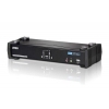 KVM-переключатель USB DVI 2PORT CS1782A-AT-G ATEN КВМ Переключатель/Switch ATEN {CS1782A-AT-G} DVI+KBD+MOUSE, 1> 2 блока/порта/port USB, c KVM-шнурами USB 2х1.8 м., (2560x1600 60Hz DVI-D Dual Link/2048x1536 DVI-A;монитор DVI;консоль упр. - USB;+ 2 порт. HUB USB 2.0)