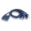KVM-переключатель USB 4PORT W/CAB CS64UZ-AT ATEN
