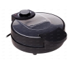 Вафельница Clatronic WA 3492 черн/нерж  [1200 Вт, венские вафли в форме сердца, 5 шт, антипригарное покрытие]