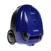 Пылесос Midea VCB33A2 [1400Вт, всасывания 250Вт, сухая уборка, мешок, 1,5 л] синий/черный