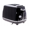 Тостер DeLonghi CTO 2003.BK [ 900 Вт, отделений 2 , тостов 2 , управление механическое, разморозка, подогрев ] черный