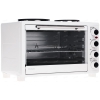 Электропечь Rolsen KW-3026HP [30л, 1500Вт, Конвекция, 2 конфорки, 5 режимов, вертел] Белый