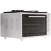 Электропечь Simfer М3640 White [мини-печь, 36л, 2500Вт, 2 конфорки, протвень, решетка]