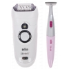Эпилятор Braun 7531 с триммером [2 скорости/3 насадки/питание: аккумулятор/использование в воде]