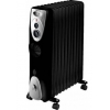 Маслонаполненный радиатор Marta MT-2421 [2300 Вт, 20 кв. м, секций: 11] черный/серебро