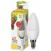 Лампа светодиодная ASD LED-СВЕЧА-standard [5Вт, E14, 3000K теплый свет, 450Лм]