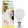 Лампа светодиодная ASD LED-ШАР-standard [7.5Вт, E14, 3000K теплый свет, 675Лм]
