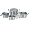 Набор посуды ProfiCook PC-KTS 1051 [кастрюля: 5л, 3л, 1,5л, ковш: 1л, нержавеющая сталь, индукция]