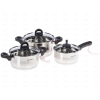 Набор посуды Supra SDS-0626Kit Denco [кастрюля: 3,6л, 2,4л, ковш: 1,7л, нержавеющая сталь, индукция]