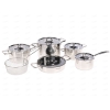Набор посуды Supra SES-1267Kit [кастрюля: 5,8л, 3,6л, 2,6л, ковш: 2л, сотейник: 24см, нержавеющая сталь, индукция]
