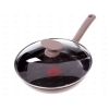 Сковорода Tefal 04147924 Tendance Chocolate [диаметр: 24 см, штампованный алюминий, антипригарное покрытие, крышка]