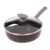 Сотейник Tefal TENDANCE Chocolate 04147224 [24 см., с крышкой, антипригарное покрытие,кроме индукции]