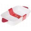 Форма для выпекания Oursson BW3308C/RD [материал: керамика, ручки: силикон, прямоугольная 33х18см]