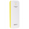 Портативный аккумулятор 16800 mAh InterStep (2USB 2.1/1А, microUSB, LED-фонарик, ГИФТ-упаковка) бело желтый