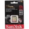 Память SanDisk EXTREME (SDXC) 64 Gb class UHS-I (U3) R 90MB/s