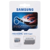 Память Samsung Pro (microSDXC) 64 Gb class UHS-I (10+) до 90 MB/s + адаптер