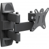 Кронштейн для ТВ Holder LCDS-5039M [10"-26"; Наклон 15°; Поворот 350°; До 25 кг; 117 мм от стены; Металлик]