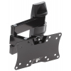Кронштейн для ТВ Holder LCDS-5065 [19"-32"; Наклон 20°; Поворот 350°; До 30 кг; 60 мм от стены; Черный глянец]