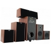 Колонки 5.1 SVEN IHOO T100U [колонки 5 х 20Вт, сабвуфер 50Вт, дерево, дисплей, FM-тюнер, USB/SD, ПДУ, цвет дерево]