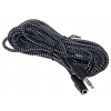 Кабель 3.5 Jack (M) - 3.5 Jack (F), 5m, DEXP [H050-JJF-M] В оплетке; Черный