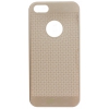 Накладка на корпус Premium Loopee для Apple iPhone 5/5S/SE, пластик, золотистый