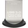 Флеш Диск Sandisk 128Gb Ultra Fit SDCZ43-128G-GAM46 USB3.0 черный