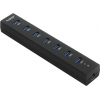 Orico <H7013-U3(-AD)-BK> 7-Port  USB3.0 Hub