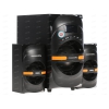 Колонки 2.1 Dialog Progressive AP-210B BLACK [сателлиты 15 Вт х 2, сабвуфер 30 Вт, ПДУ, Bluetooth,FM, USB+SD]