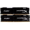 Память DIMM DDR4 16384MBx2 PC19200 2400MHz Kingston HyperX Fury Black CL15 [HX424C15FBK2/32]