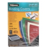 Обложки Fellowes Linen A4 [FS-5381401] черные, 100 шт., картон с тиснением под лен