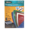 Обложки Fellowes Linen A4 [FS-5381501] синие, 100 шт., картон с тиснением под лен