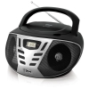 Аудиомагнитола BBK BX193U черный/серый 4Вт/CD/CDRW/MP3/FM(dig)/USB