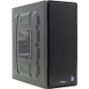 Miditower Exegate <TP-209> Black&Silver ATX  400W (24+4+6/8пин)