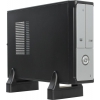 Minitower  Exegate <MI-206L> Silver&Black Mini-ITX  300W  (24+4пин)  <EX249482RUS>