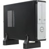 Minitower  Exegate <MI-206L> Black&Silver Mini-ITX без  БП <EX249494RUS>