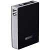Портативный аккумулятор 10400 mAh, Interstep Soft-touch (2А, 2xUSB, цифр. индикатор, сквозной заряд, Черный)
